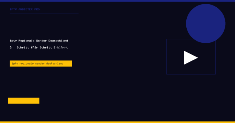 Iptv Regionale Sender Deutschland IPTV Anbieter Pro